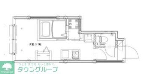 ソルナクレイシア都立大学の物件間取画像